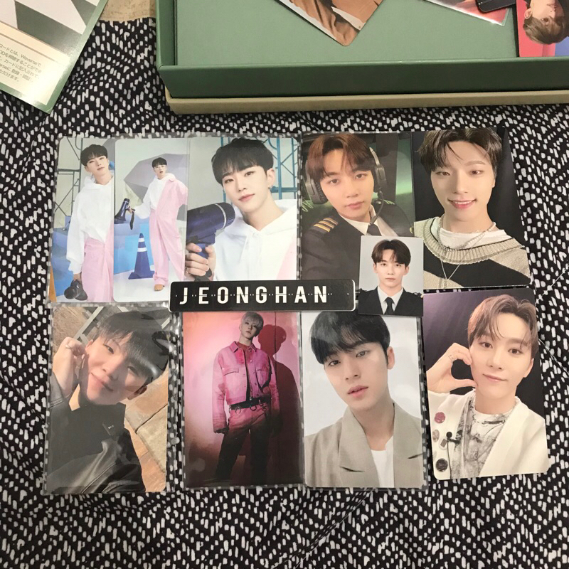 PC JEONGHAN PILOT SET BUNDLE SEVENTEEN PHOTOCARD