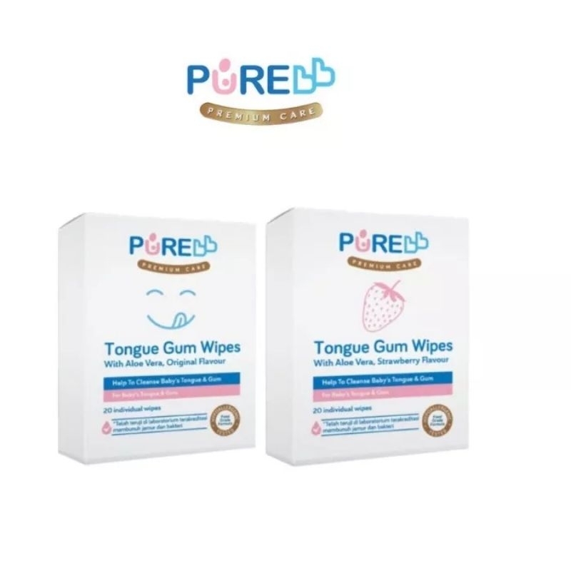 Purebb Tongue Gum Wipes/ Tisu Basa Gusi dn Lidah Bayi