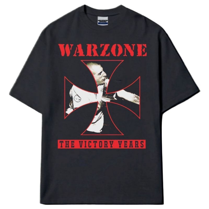 TSHIRT MUSIC KAOS BAND WARZONE - FREE AT LAST