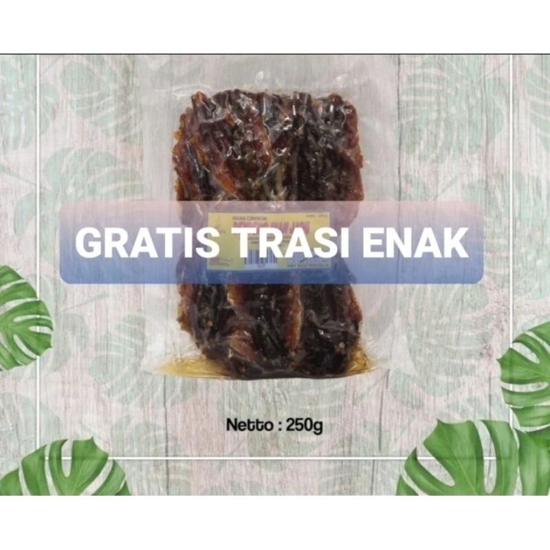 

DENDENG IKAN JAPU 250GRAM ENAK GRATIS Terasi khas cirebonn
