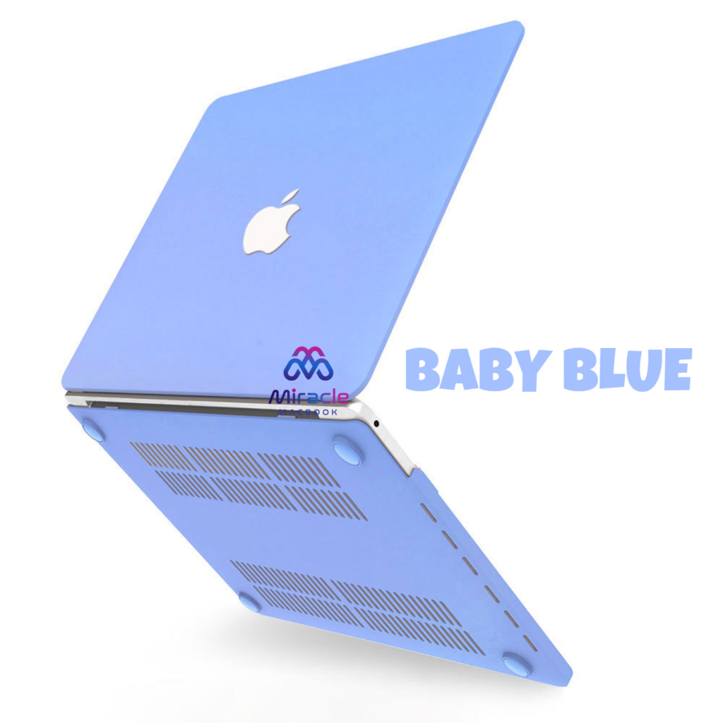 MACBOOK Case PASTEL BLUE GRADASI  NEW AIR PRO M1 M2 11 12 13 14 15 16 INCH NON / WITH CD ROOM / TOUCHBAR / NON TOUCHBAR