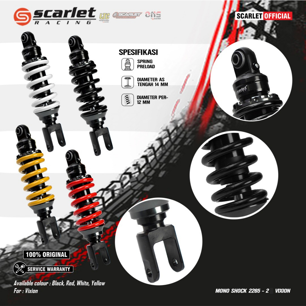 MONOSHOCK yamaha VIXION-R15-MT15-XABRE SHOCK ABSORDER PREDAM KEJUT YAMAHA R15 V2/R15 V3/XABRE/MT15/VIXION R/VIXION OLD/VIXION NEW NVA NVL