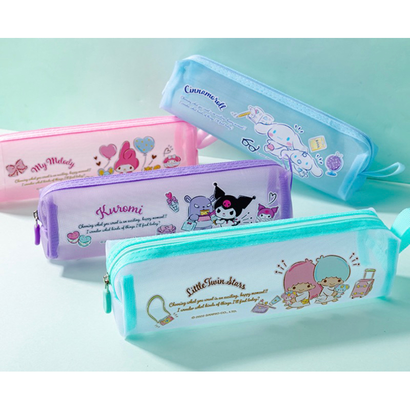 Kotak Pensil Anak Motif Kuromi Melody Cinnamoroll Twin