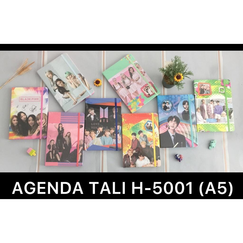 

BUKU AGENDA TALI A5 H5001 HARDCOVER MOTIF KPOP KOREAN BANGTAN & BP