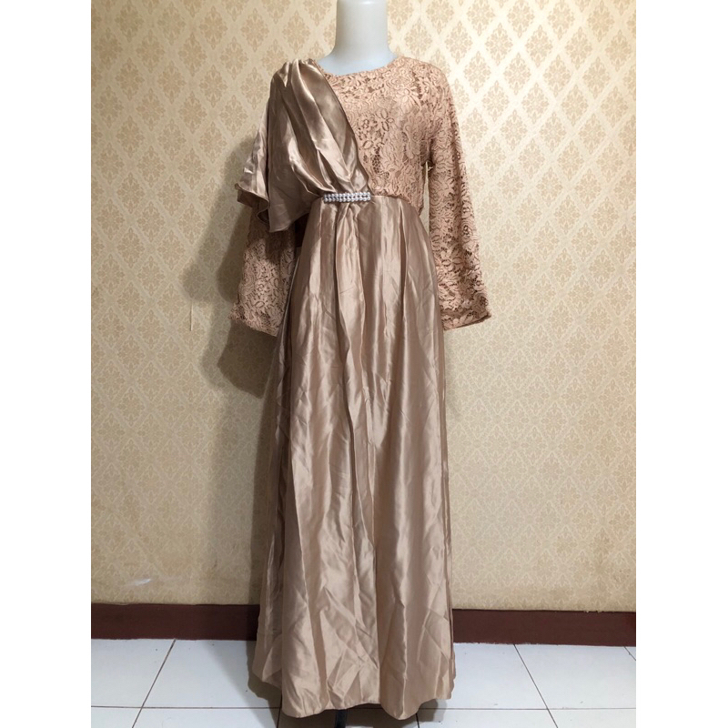 [NEW] Baju Gamis Brokat Wanita