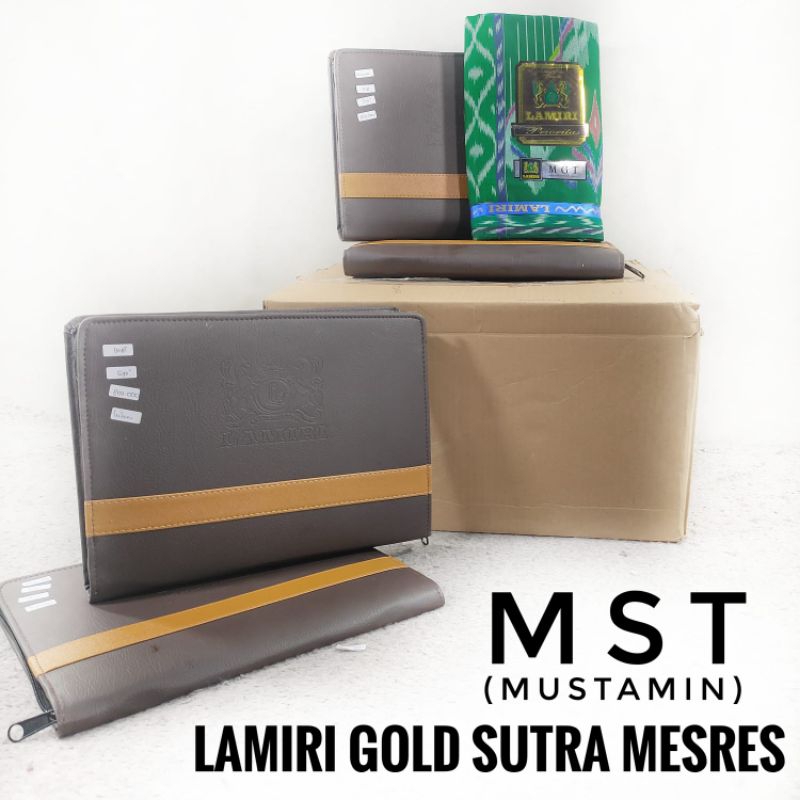Sarung Lamiri Gold Sutra Mesres Mustamin (Mst) Ecer Grosir SN