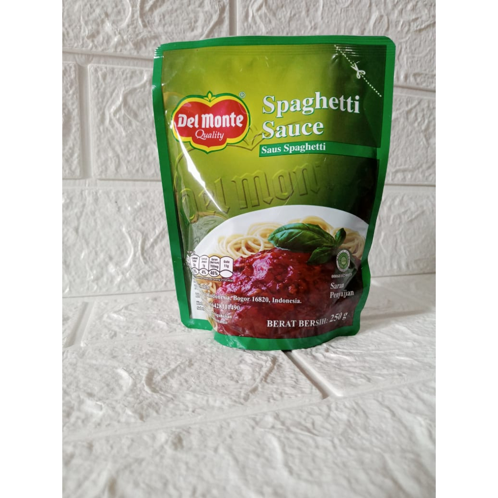 

Saus Spaghetti DELMONTE 250 Gram