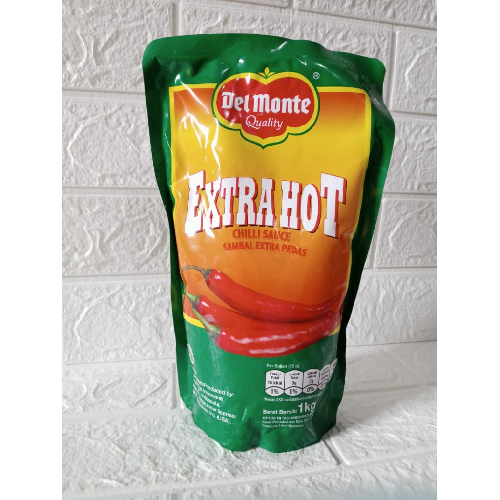 

Saus sambal Extra Pedas DELMONTE 1 Kg