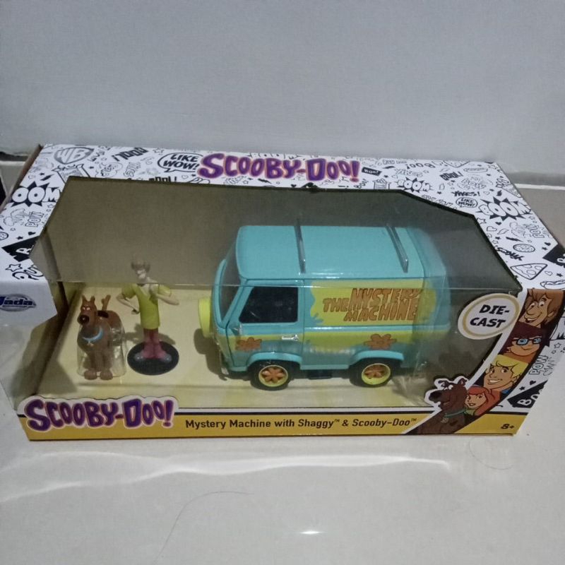 mystery machine with shaggy & scooby doo jada diecast