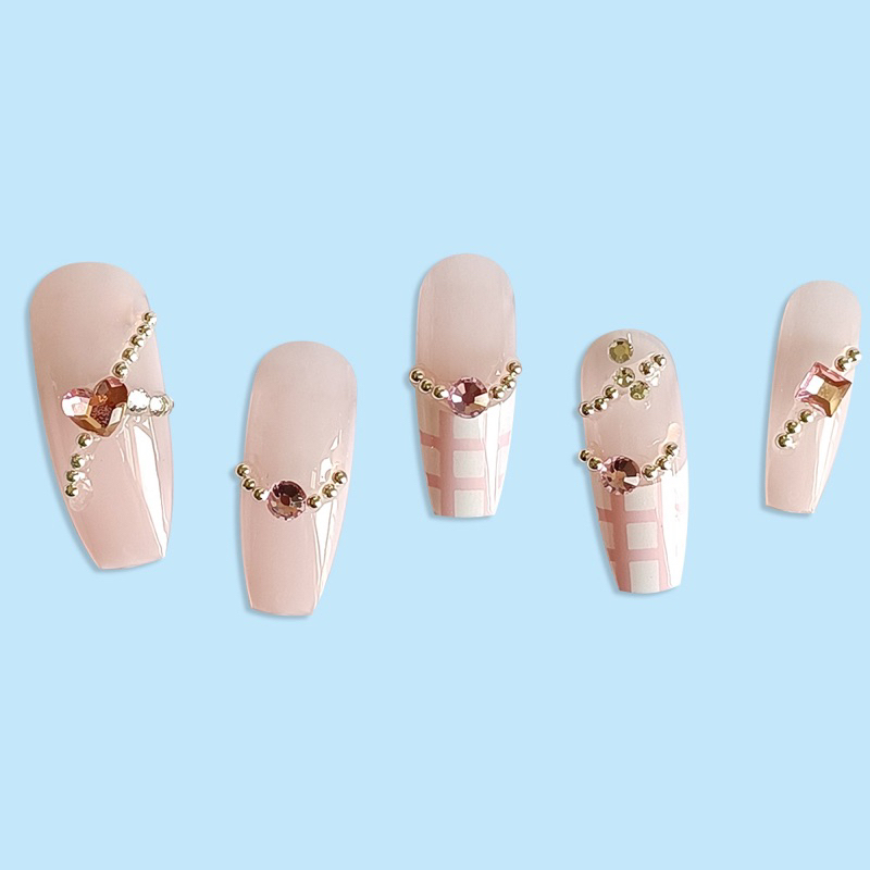 Kuku Palsu 【A137，lem sticker】Nikah Wedding False Nailart Pengantin Tangan