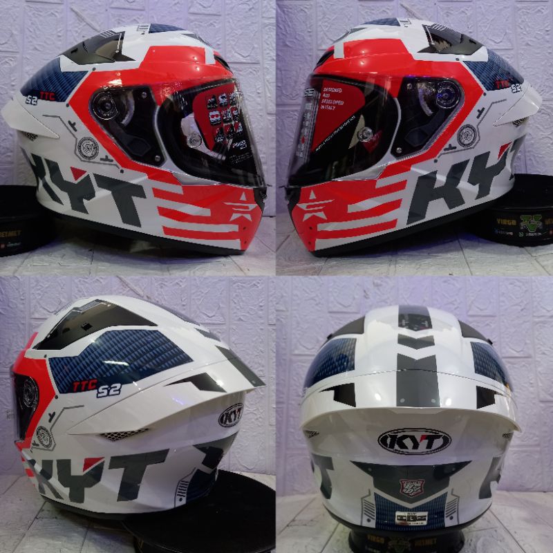 KYT TT COURSE FUSELAGE RED