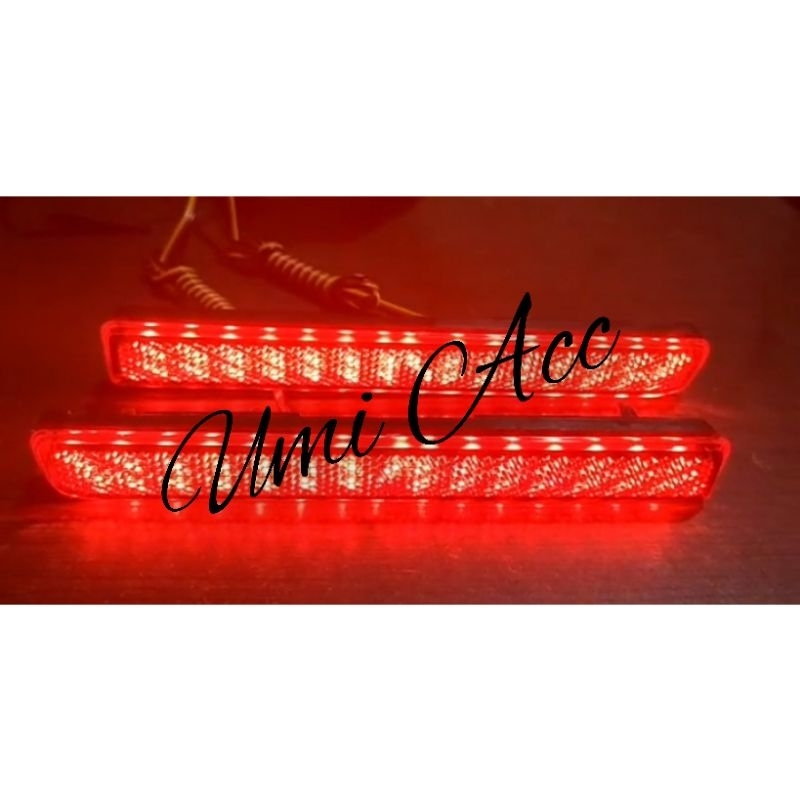Lampu Led Bumper Belakang Mobil Agya Ayla Reflektor Mata Kucing