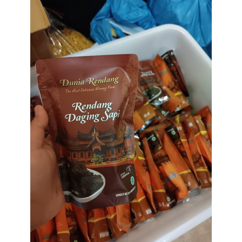 

RENDANG DAGING SAPI/ RANDANG 250 GR DUNIA RENDANG gr/500gr/1 kg