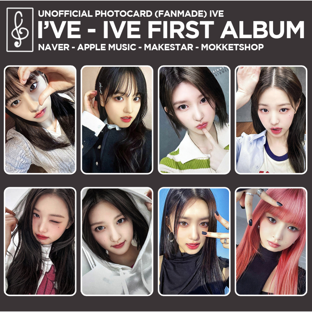 [IVE] I'VE FIRST ALBUM UNOFFICIAL PHOTOCARD