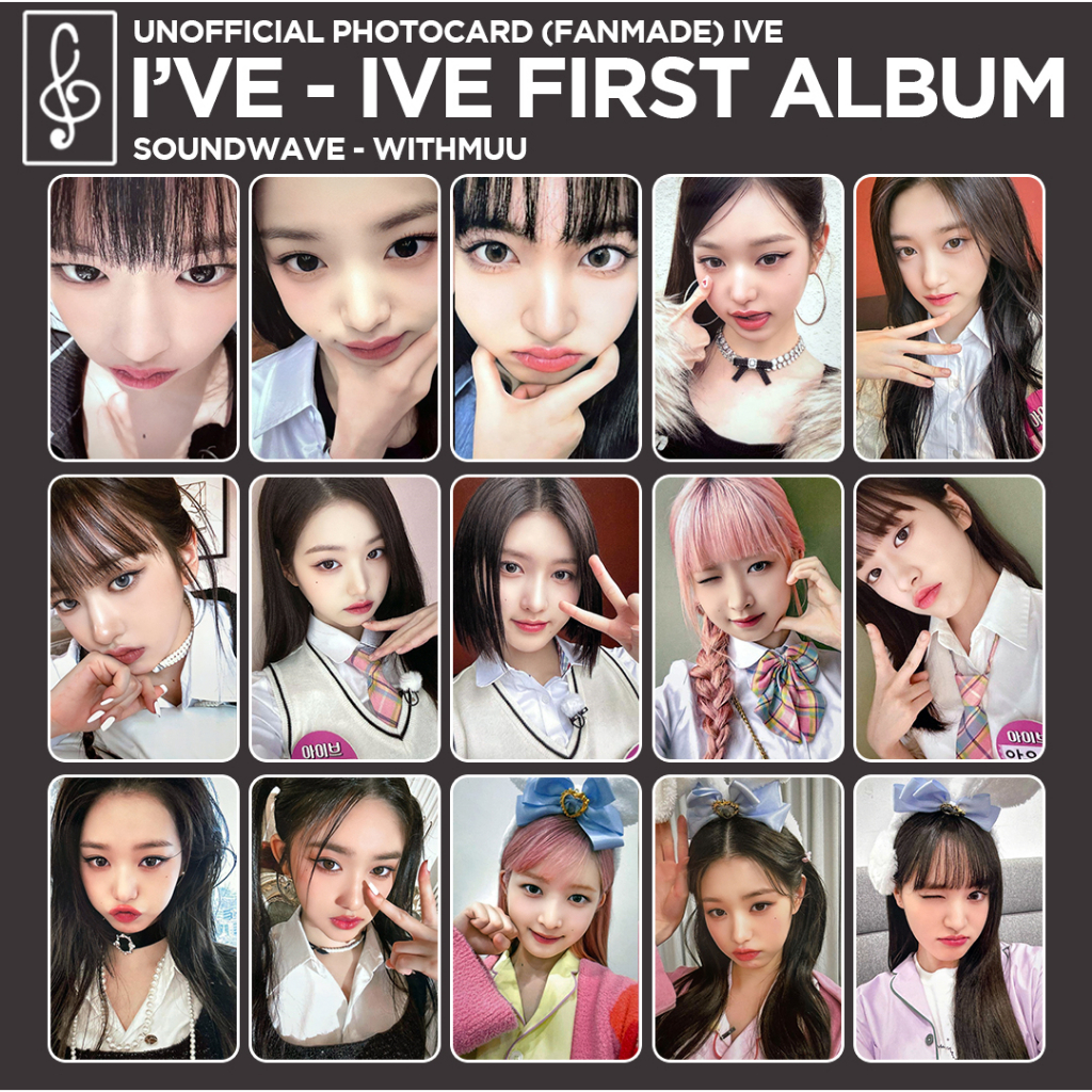 [IVE] I'VE FIRST ALBUM UNOFFICIAL PHOTOCARD