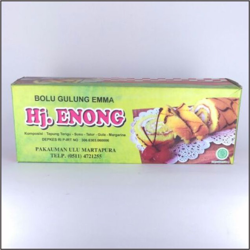 

Bolu Gulung Hj Enong (Mocca, Vanilla, Pandan)