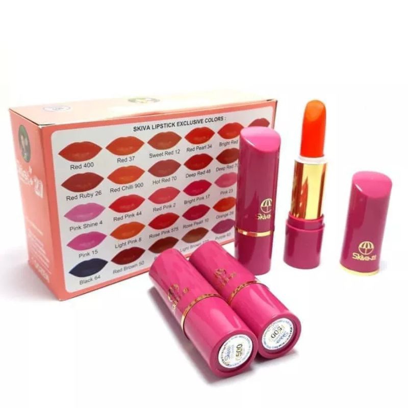 SKIVA Lipstik 21 No 500 Bpom Original Satuan