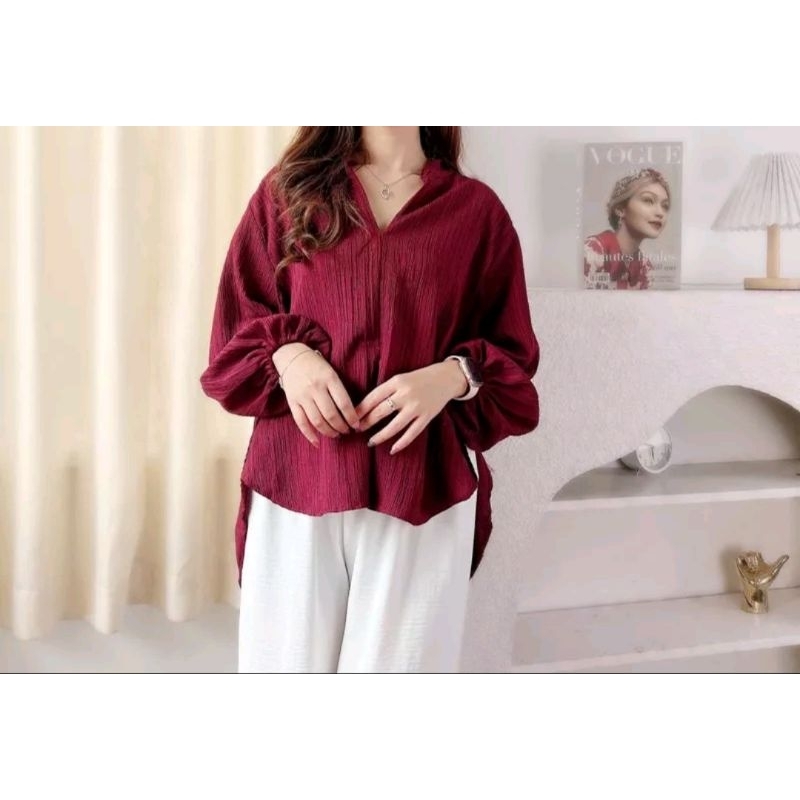 DYSH Oversize Blouse | Lady Crush Pakaian Terbaru Wanita