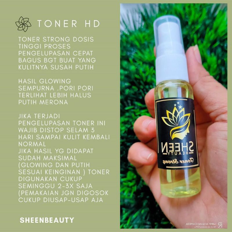 TONER strong sheen beauty (pengelupasan)