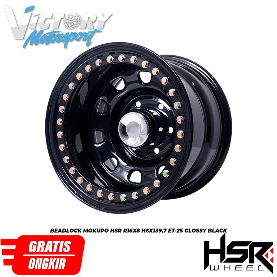 VELG BEADLOCK R16 COCOK UNTUK HILUX,TRITON,PAJERO,FORTUNER DLL