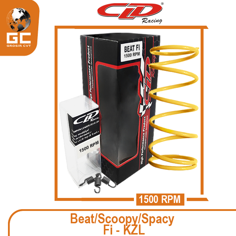 Paket Per CVT Sentrik Ganda Racing Honda Beat Vario Scoopy PCX Genio Deluxe Spacy CLD 1000/1500 RPM