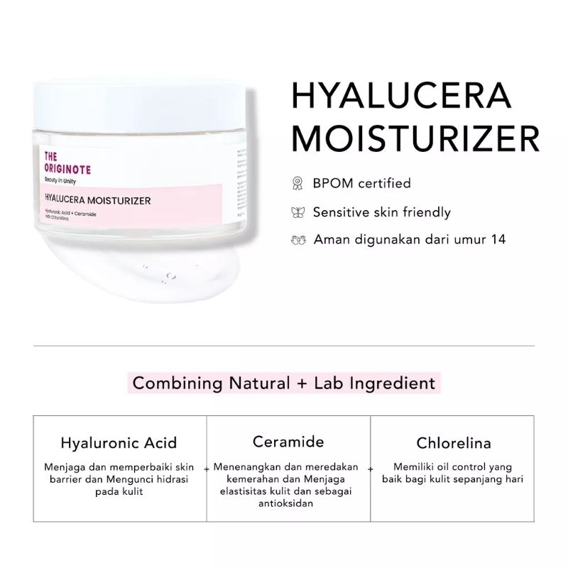 the originate Moisturizer