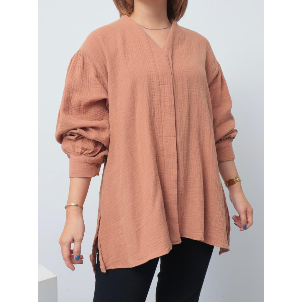 Kemeja Cringkle Indira Overisize - 2301.02.052