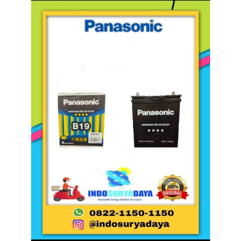 AKI MOBIL TOYOTA RUSH PANASONIC MF NS40Z 12 V 35 AH