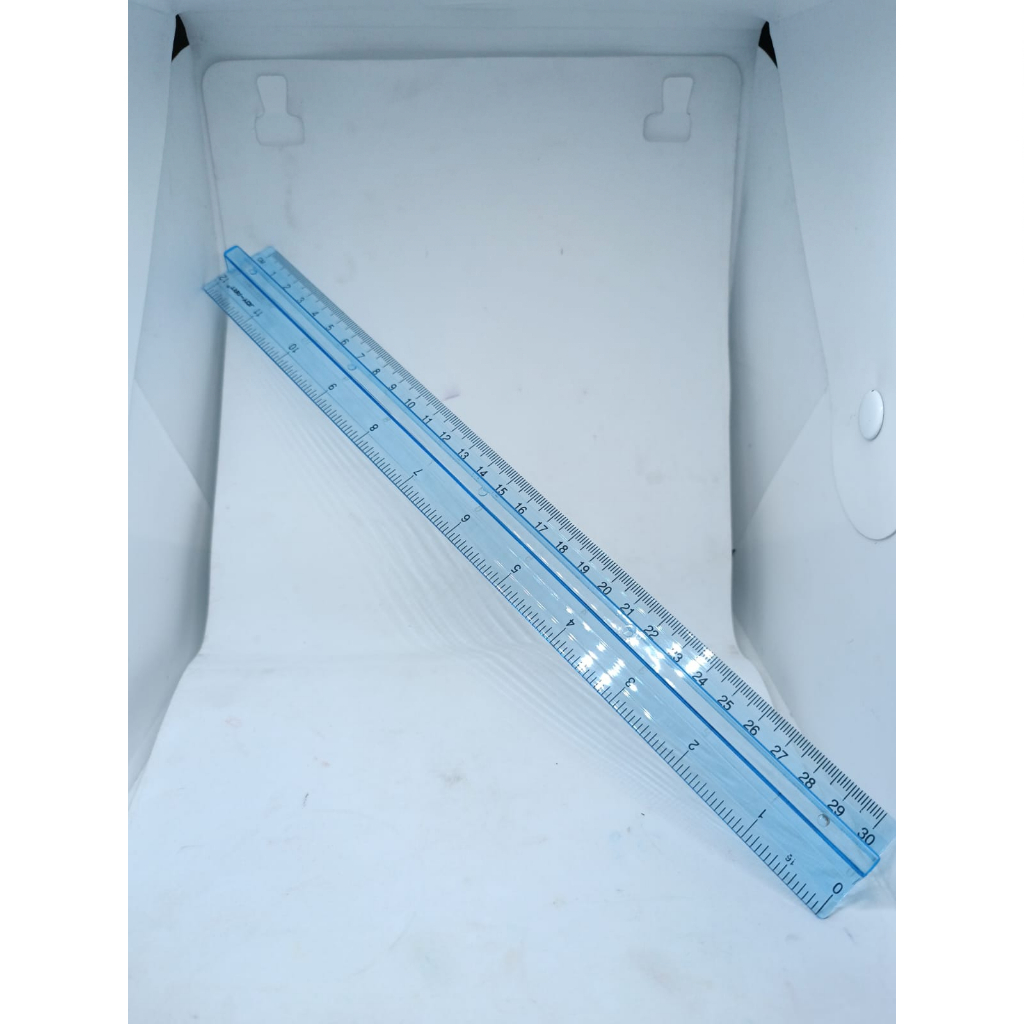 RULER SET 3 PCS 30 CM MEREK JOYKO RLS A3 1 LEMBAR ISI 3 PENGARIS LENGKAP