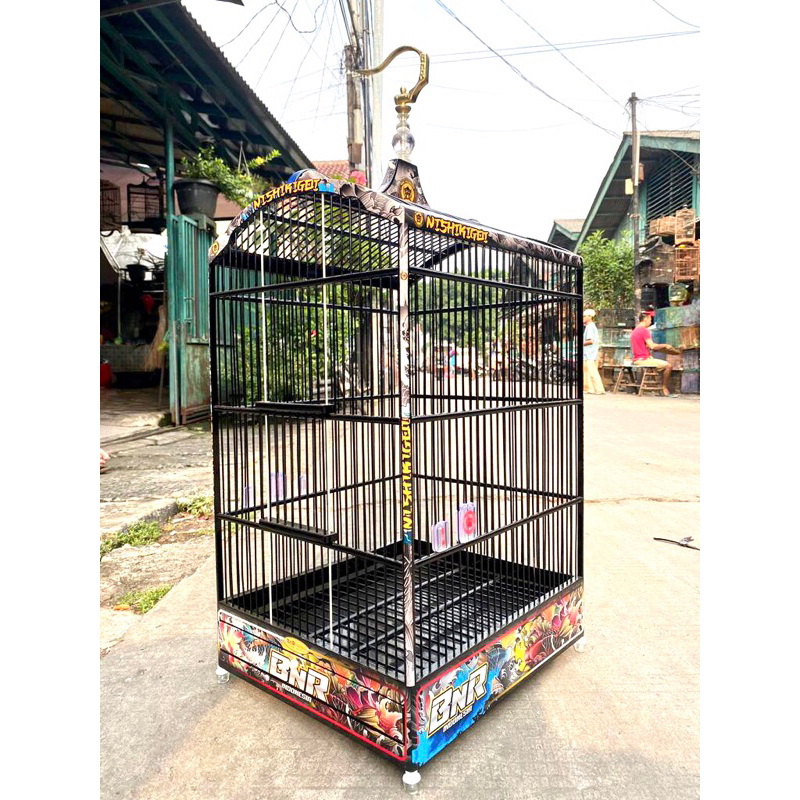 SANGKAR KANDANG KOTAK BNR DECAL KOI NO 1 dan NO 2