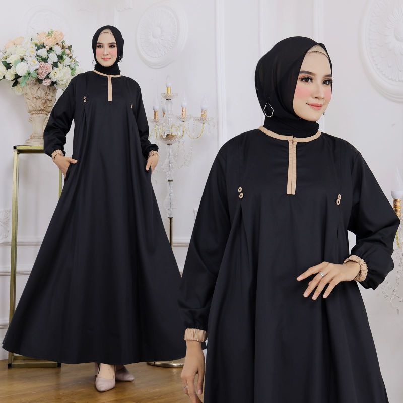 GAMIS KATUN TOYOBO KANCING VARIASI -GAMIS TOYOBO PREMIUM -GAMIS ANAK SANTRI -GAMIS SANTRI KEKINIAN -