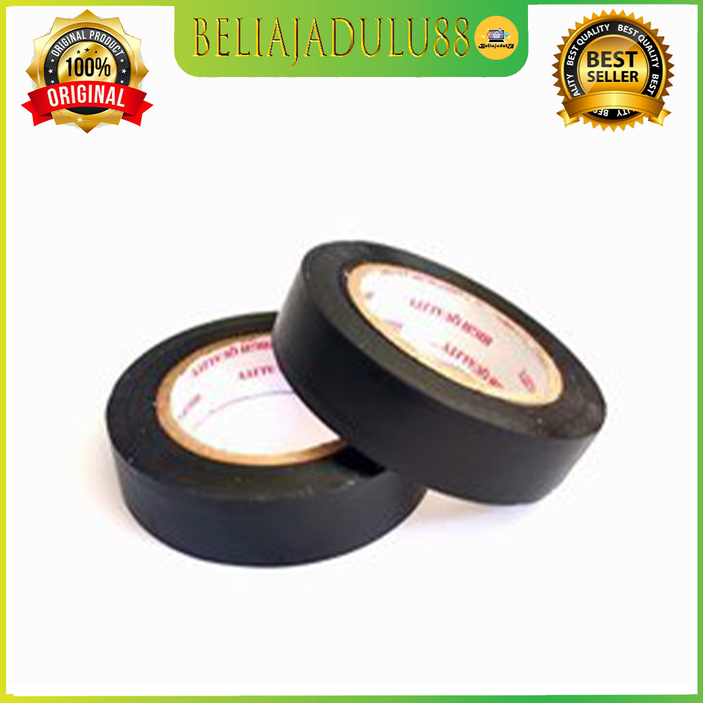 

Beliajadulu88 Isolasi kabel listrik pvc hitam kecil 10 PCS
