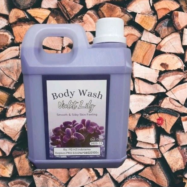 Sabun mandi cair kemasan 1 liter violet lily