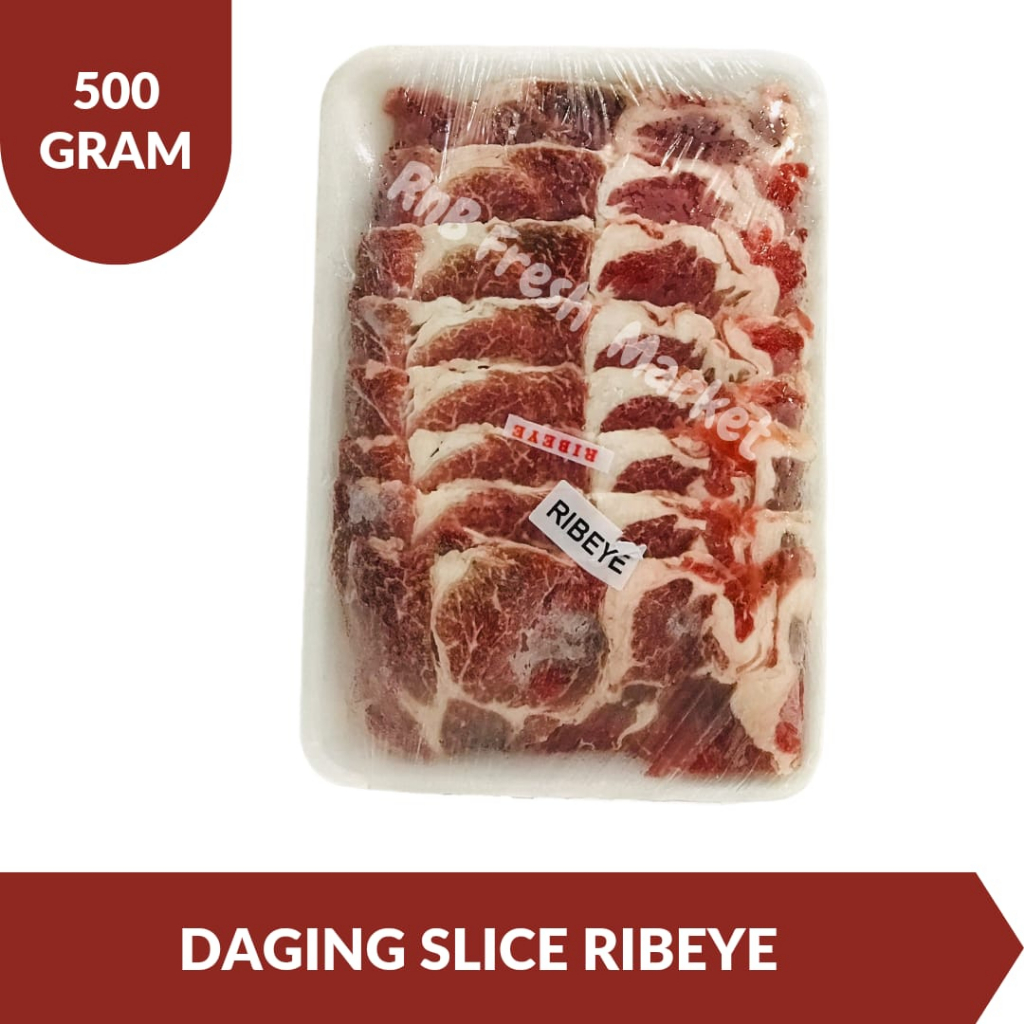 

Daging Slice Ribeye 500 Gram