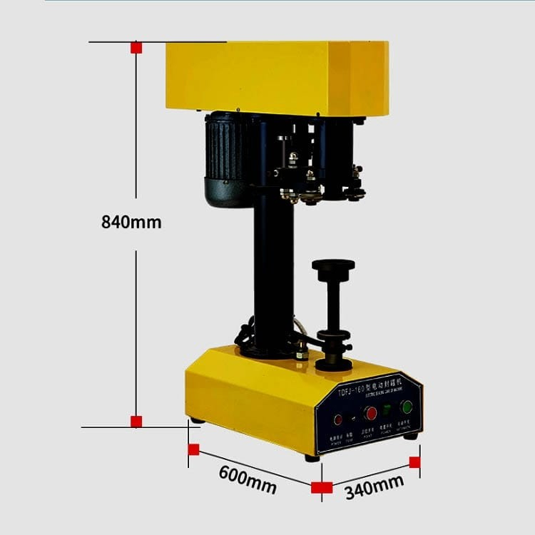 Mesin Press Kaleng Produk UMKM/ Tin Sealer/Pet Can Seamer Seaming machine TDFJ-160