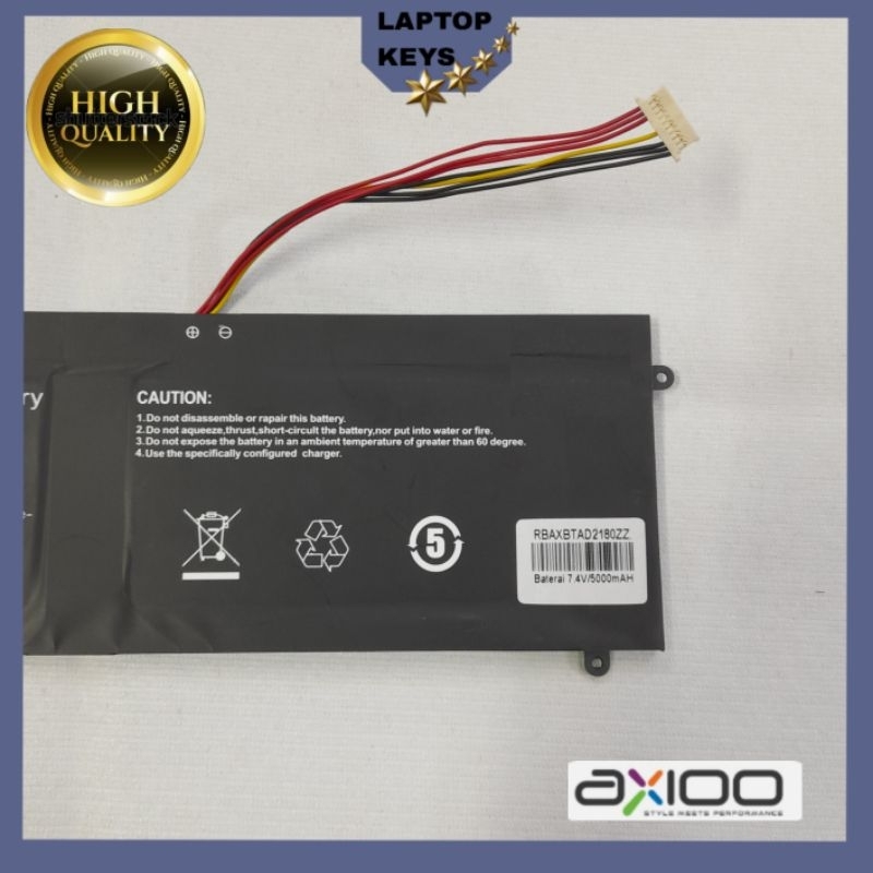 Battery Baterai Tanam Laptop For Axioo Mybook 14H