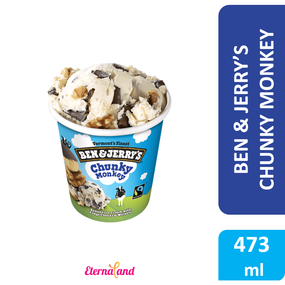 

Ben & Jerry Chunky Monkey Ice Cream - es krim ben n jerry impor usa