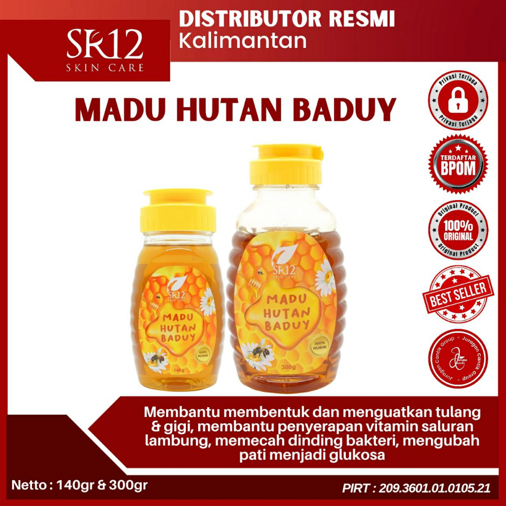 

SR12 MADU ASLI | MADU HUTAN BADUY | MADU LEBAH DESA | MADU MURNI ASLI 100% MADU HUTAN 300GR & 140GR