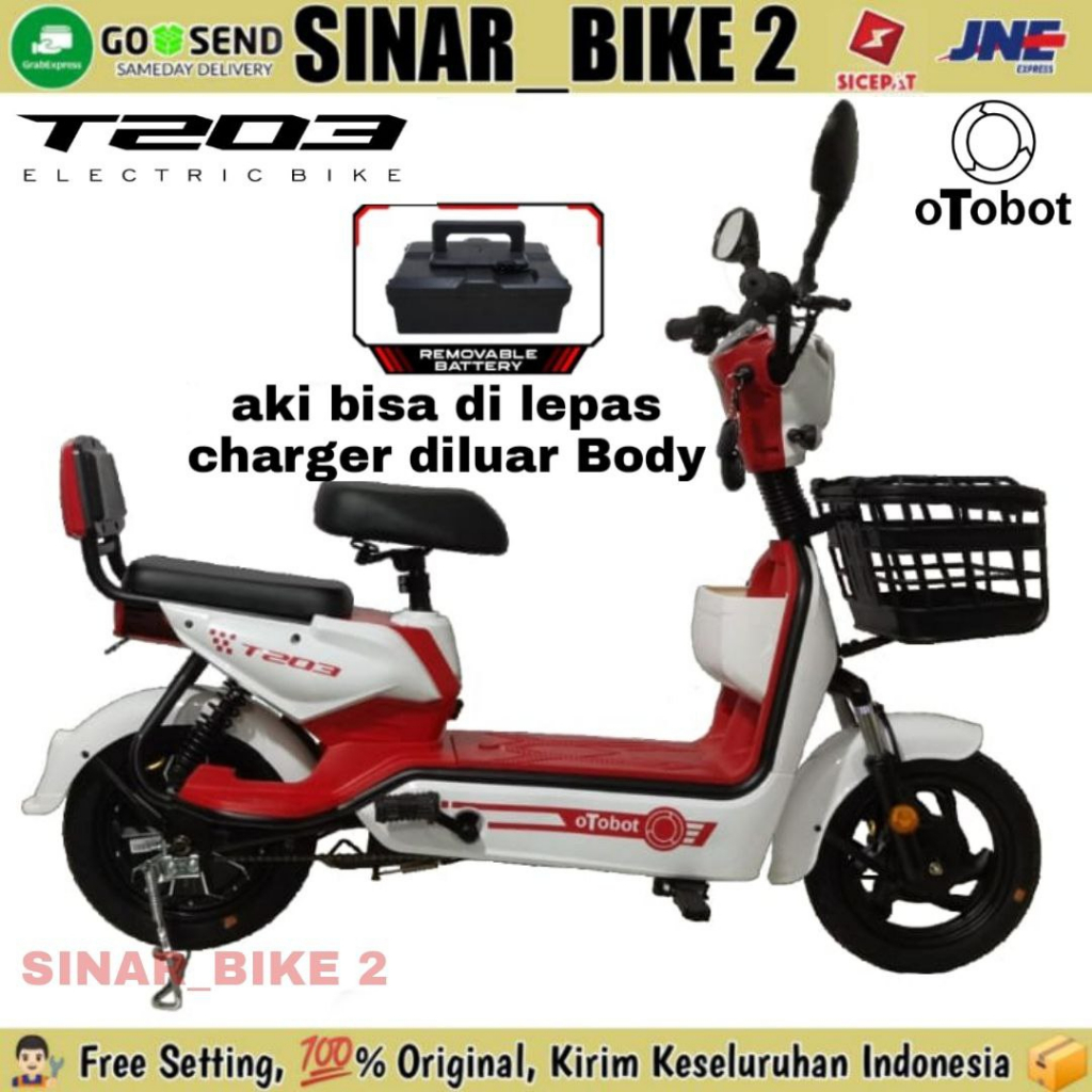 Sepeda Listrik OTOBOT T203 | T 203 500 Watt Electric E Bike