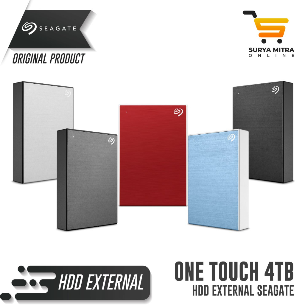 SEAGATE ONE TOUCH 4TB HARDISK EKSTERNAL USB 3.2