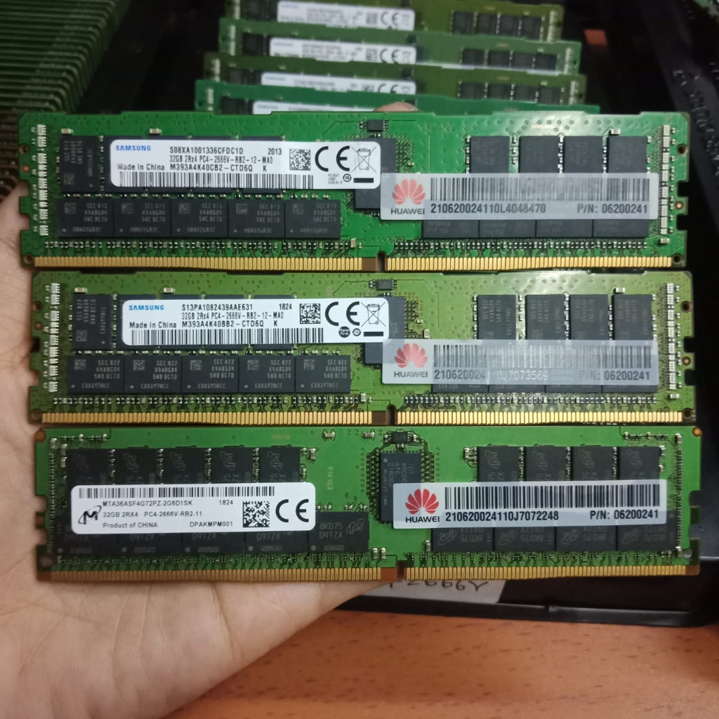 memory ram server ecc 32gb ddr4 PC4-2666V Ecc register Rdimm original like new