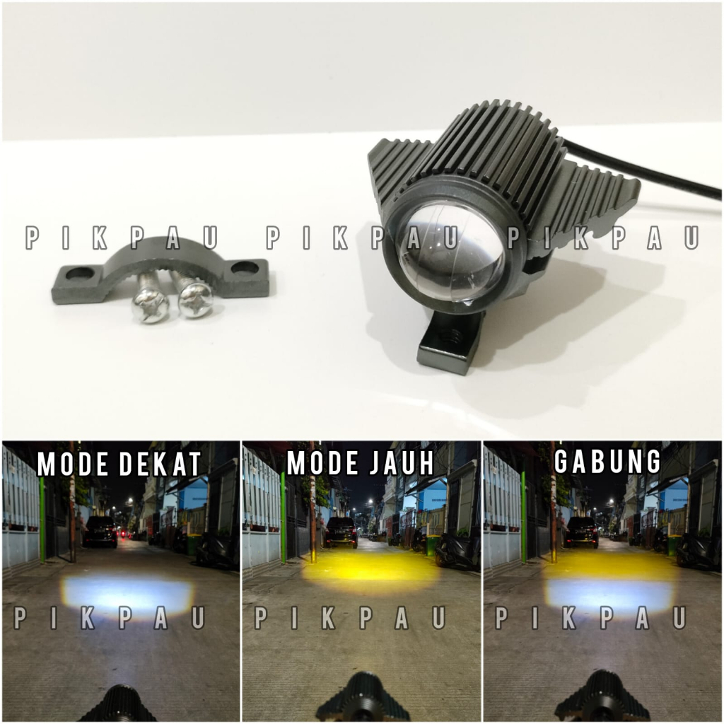 Lampu Tembak LED Sorot Laser D2 D3 High Low Model Pesawat