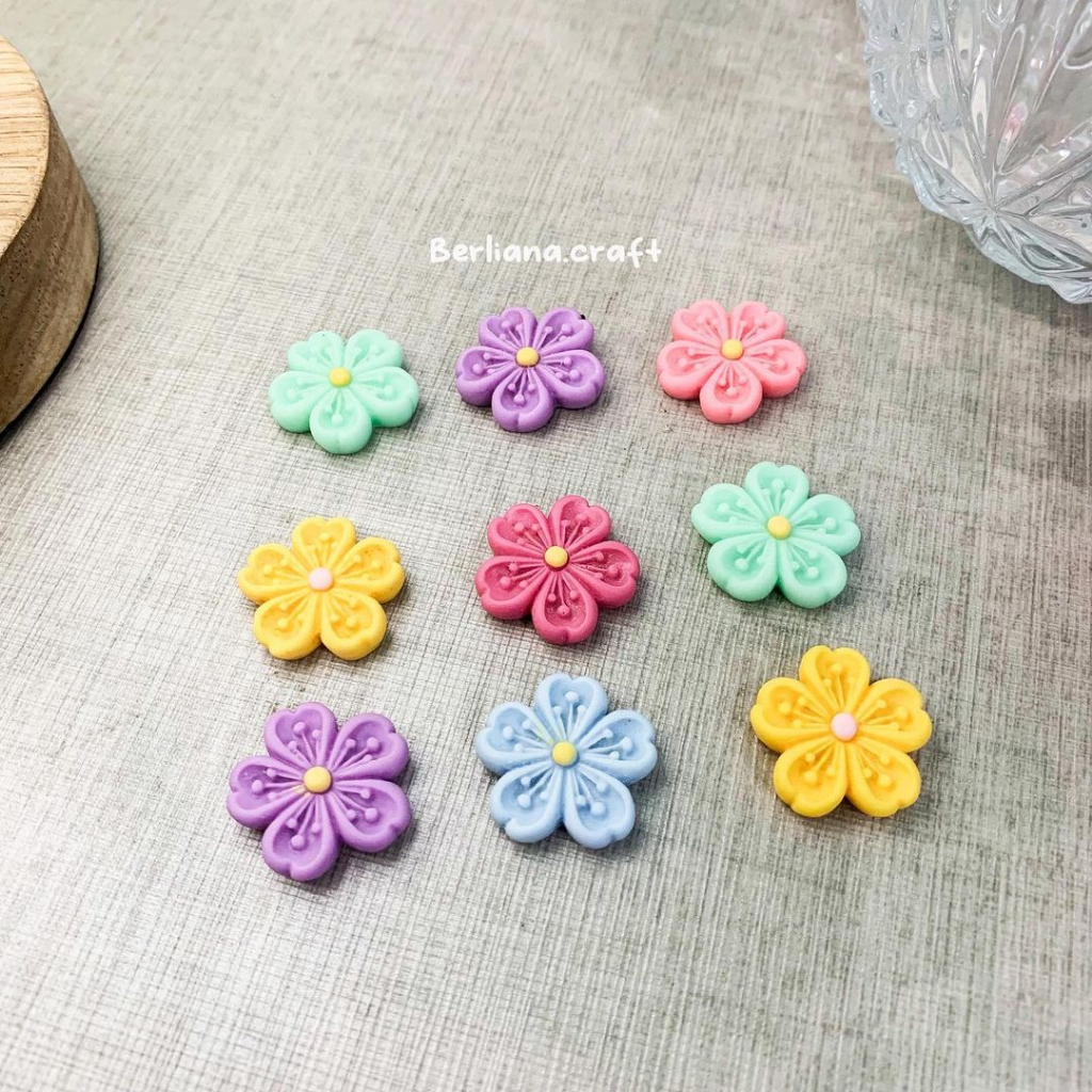 (10Pcs) Clay Bunga Putik