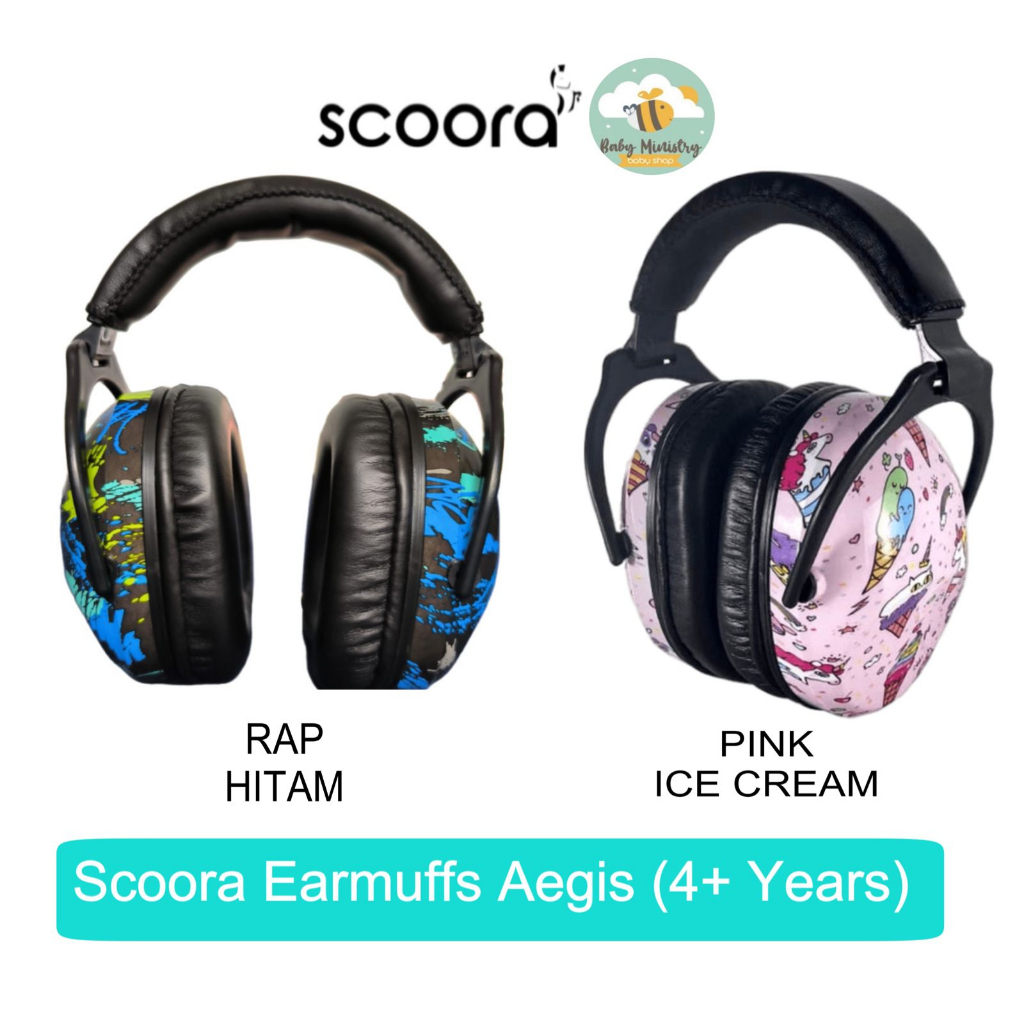 Scoora Cronos AEGIS Earmuffs Kids (4 thn - Dewasa) pelindung telinga anak naik pesawat / pelindung telinga baby / banz baby earmuffs / banz pelindung telinga dari kebisingan / traveling / kondangan / belajar / peredam suara