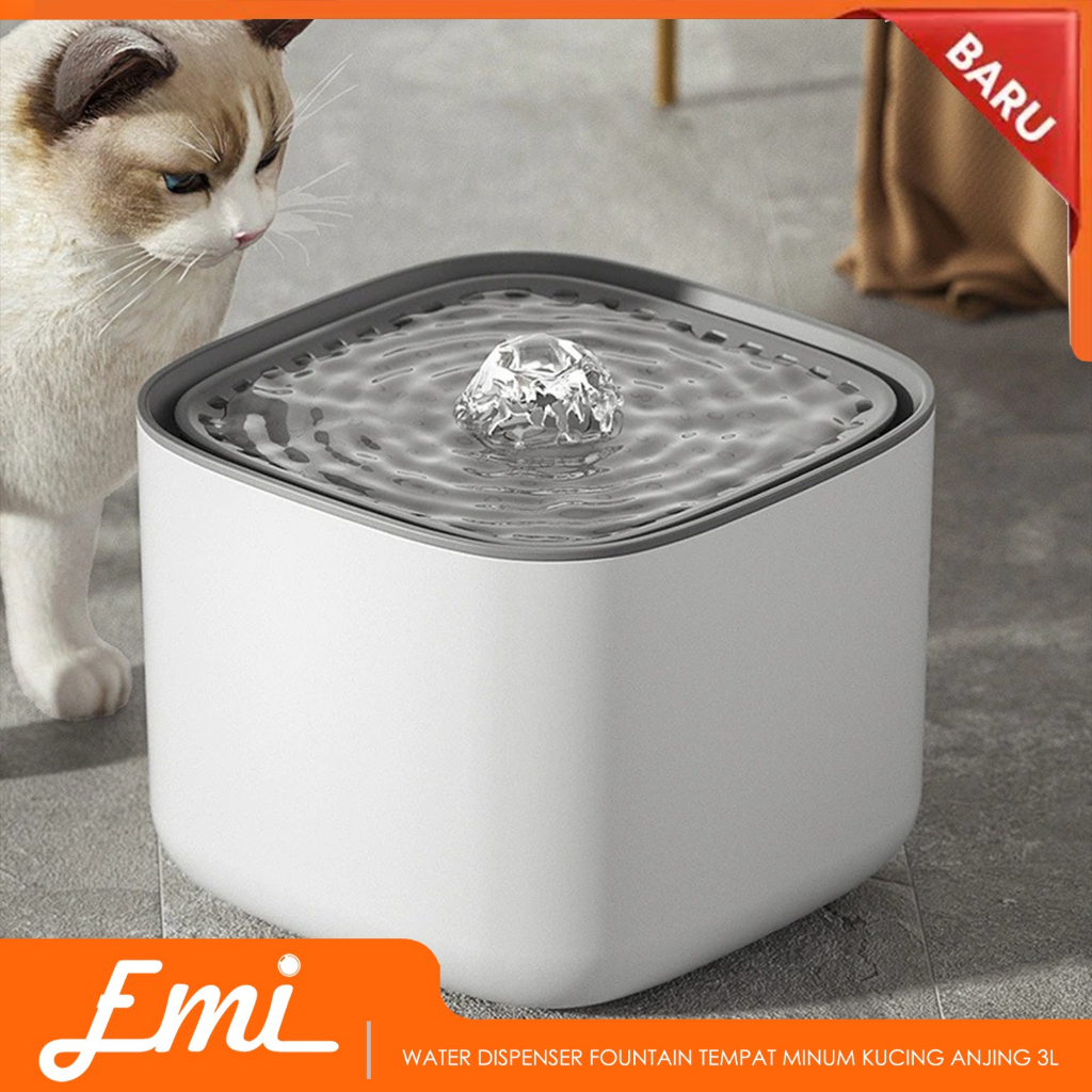 Water Dispenser Fountain Tempat Minum Kucing Anjing 3L - JN-1020
