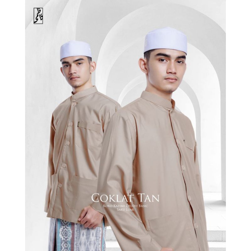 KOKO HAIBAH KAZIMI - COKLAT TAN | KOKO HABAIB MODEL AMMU | BAJU TAQWA