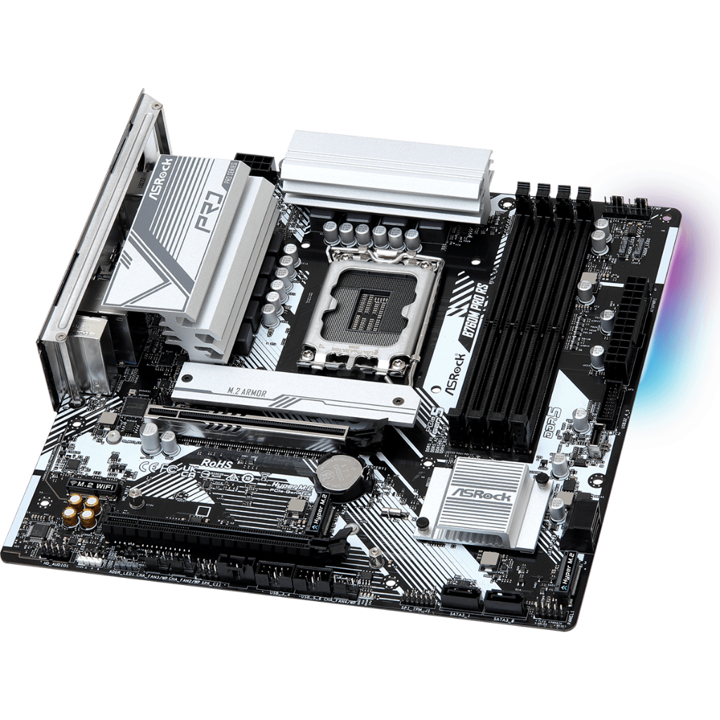 ASROCK B760M PRO RS/D5 DDR5 | MOTHERBOARD INTEL LGA1700 Micro ATX