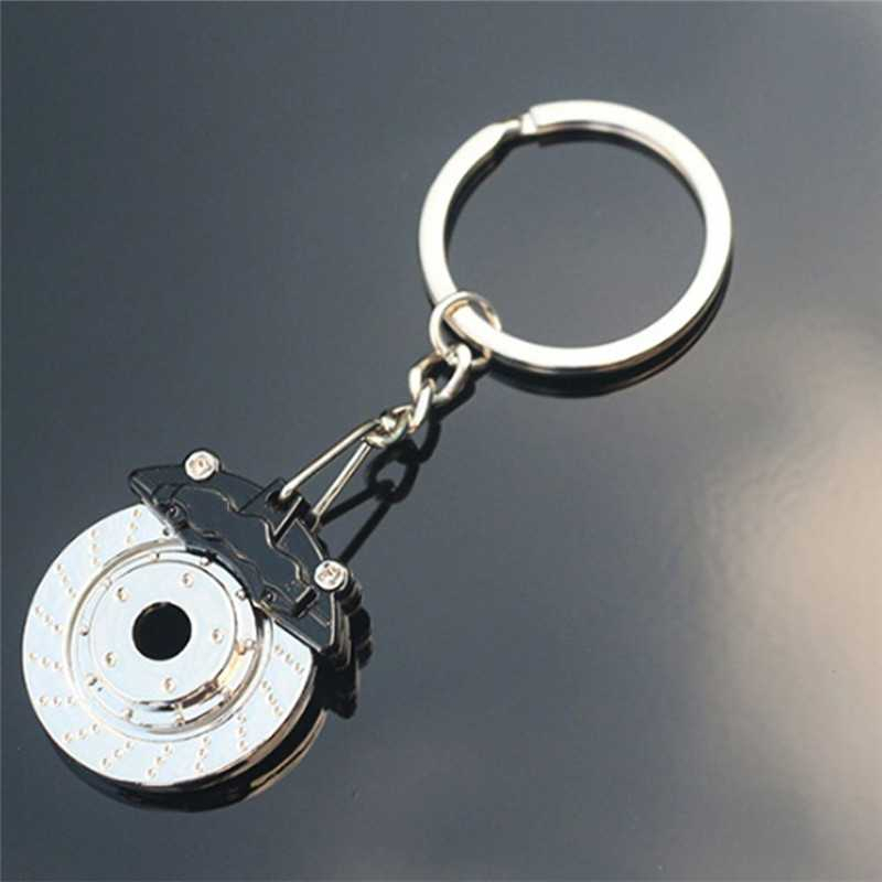 Gantungan Kunci Model Brake Disc Wheel Keychain Ganci Desain Otomotif Rem Cakram Material Berkualitas