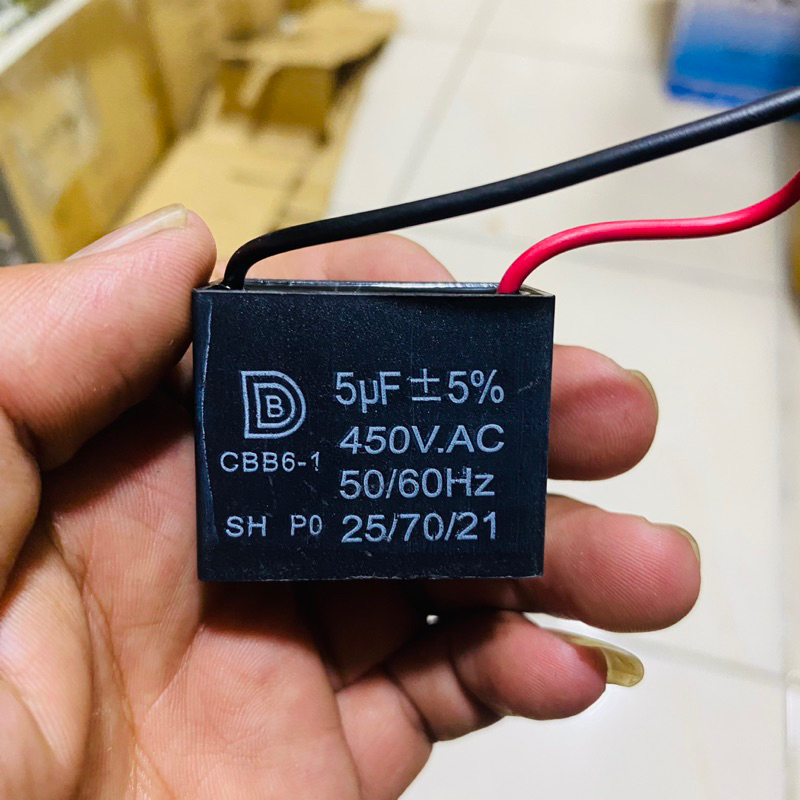 kapasitor kotak 5uf 450v cbb / max