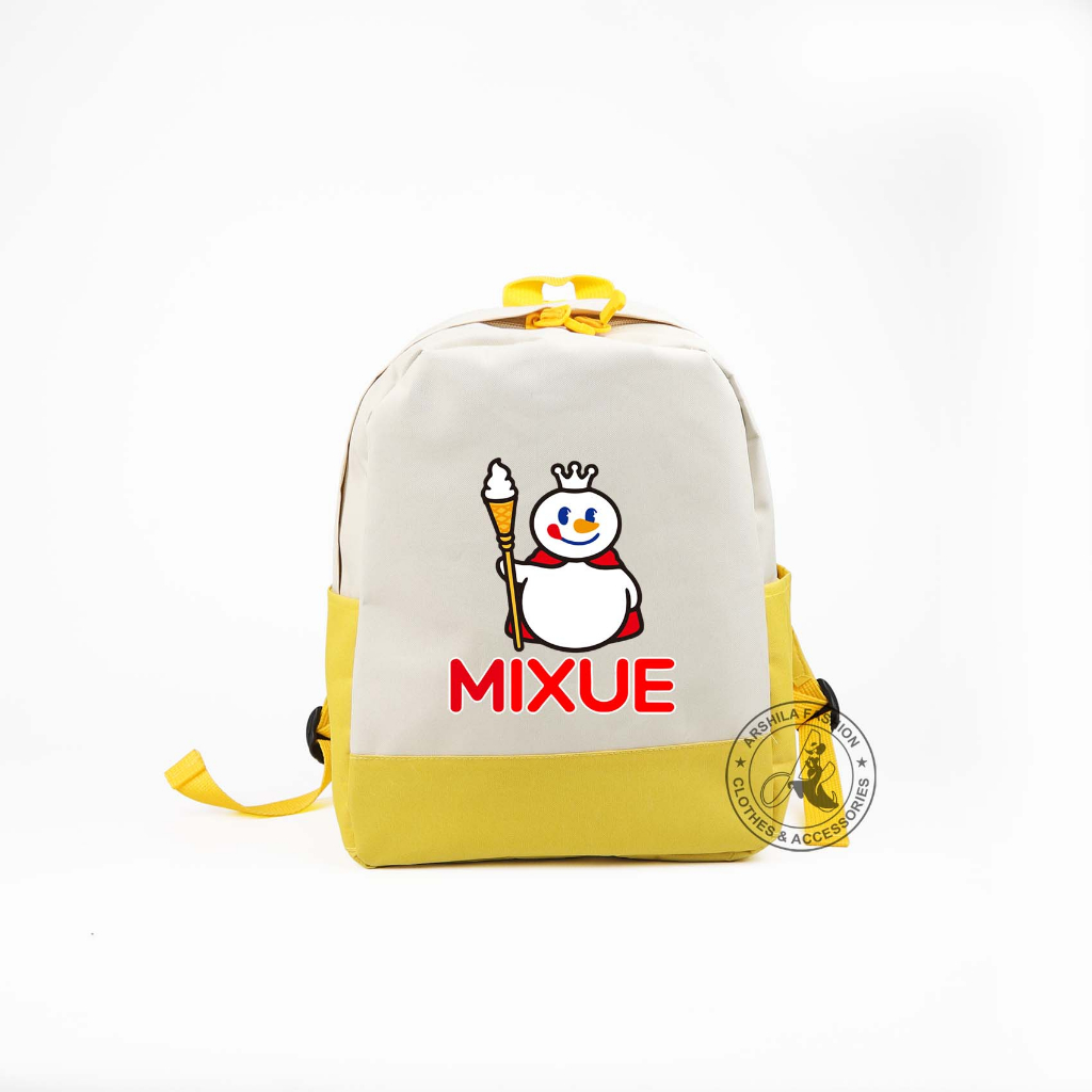 Tas Anak Laki-laki dan Perempuan Ransel Motif Mixue TK Dan SD TASMIX03